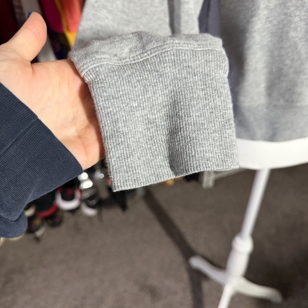 Calvin Klein Light Gray Logo Hoodie size small - Picture 3 of 7